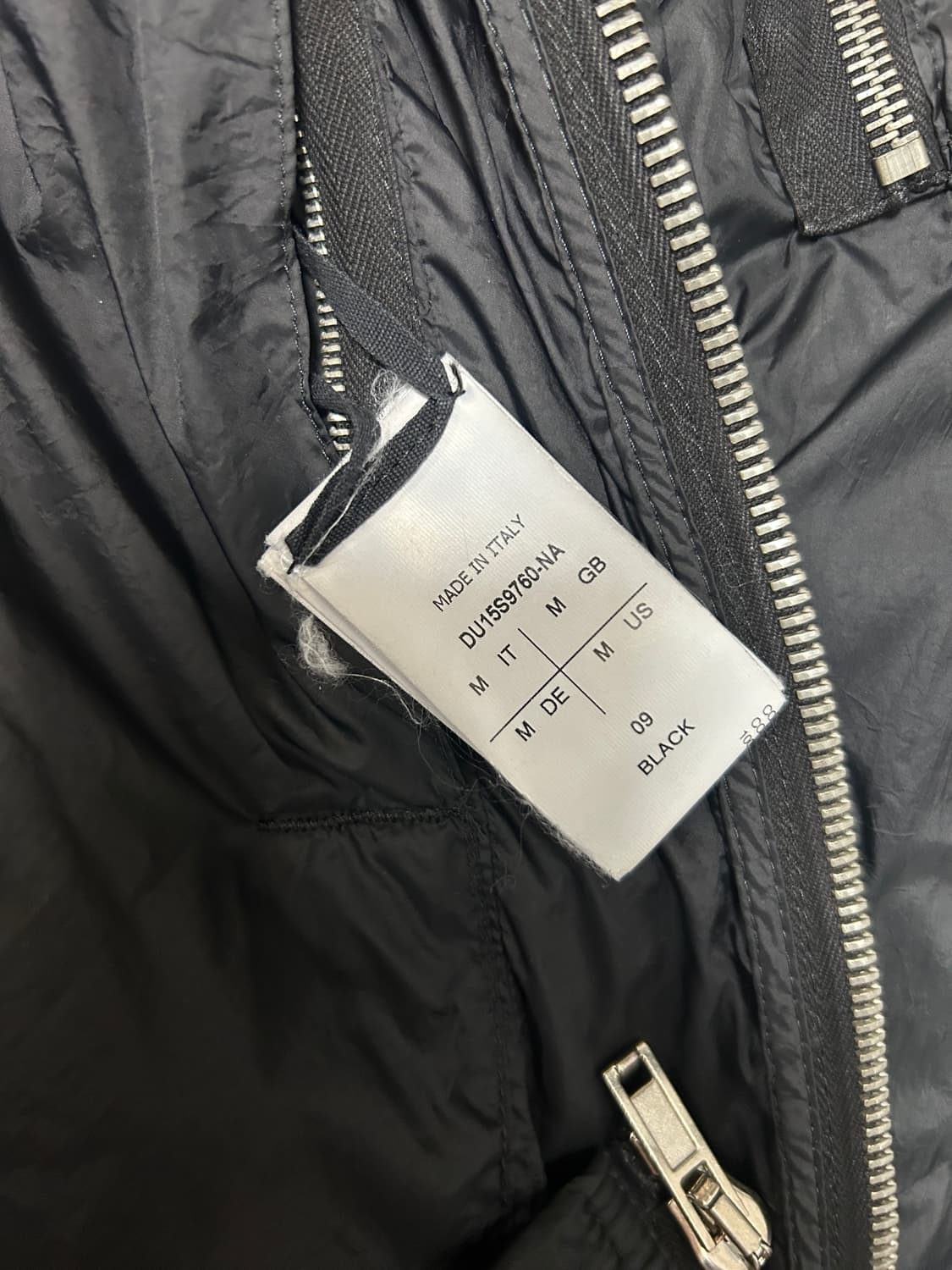 rick owens SS15 Faun MA-1 플라이트 봄버 재킷 상품이미지3
