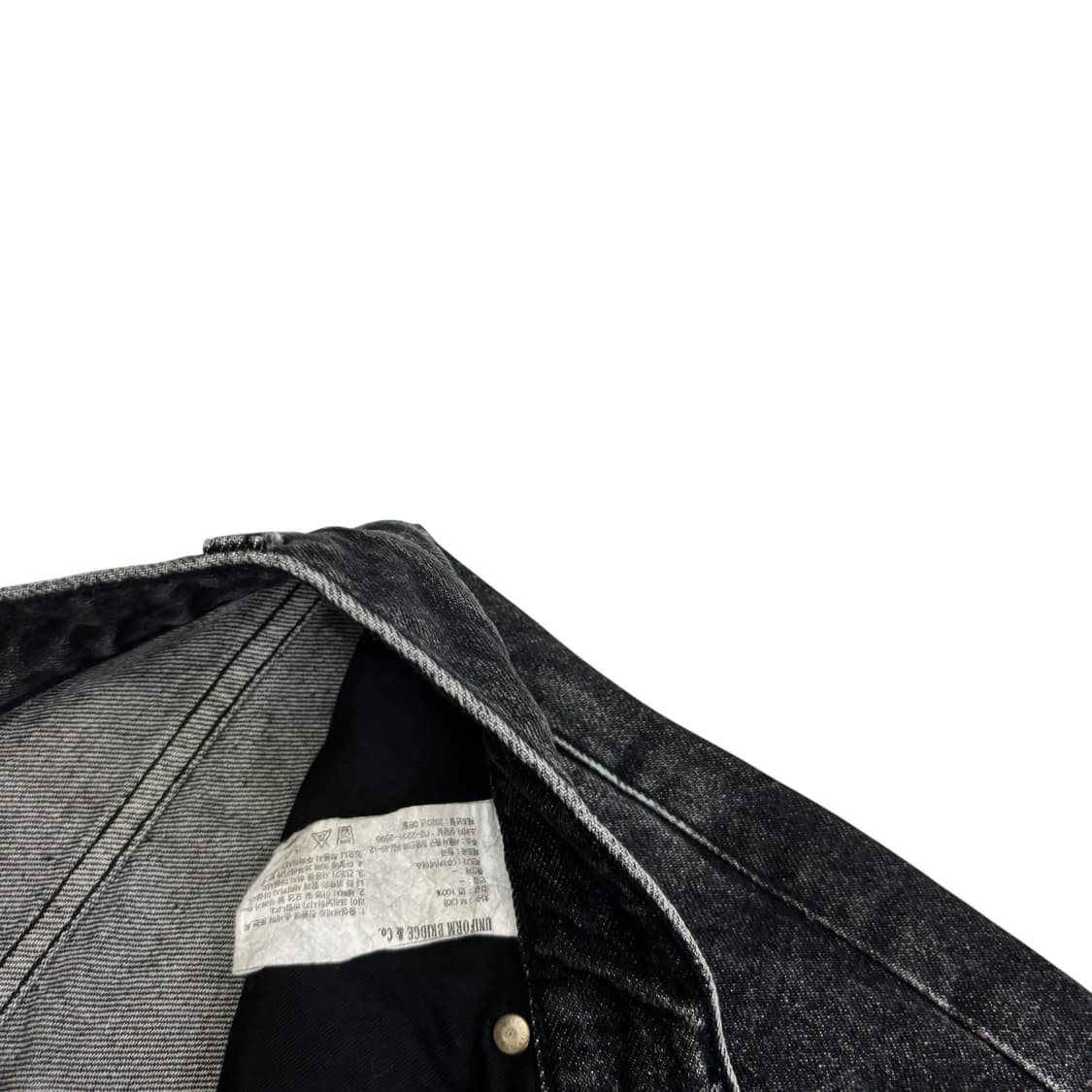 유니폼브릿지 흑청 데님 팬츠 상품이미지4