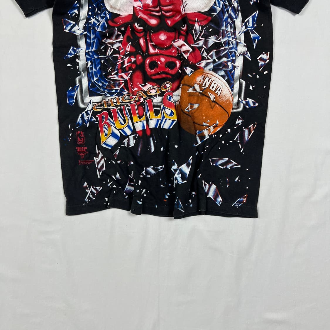 90‘s 92년도 nba 시카고불스팀 백보드 반팔티셔츠 상품이미지5