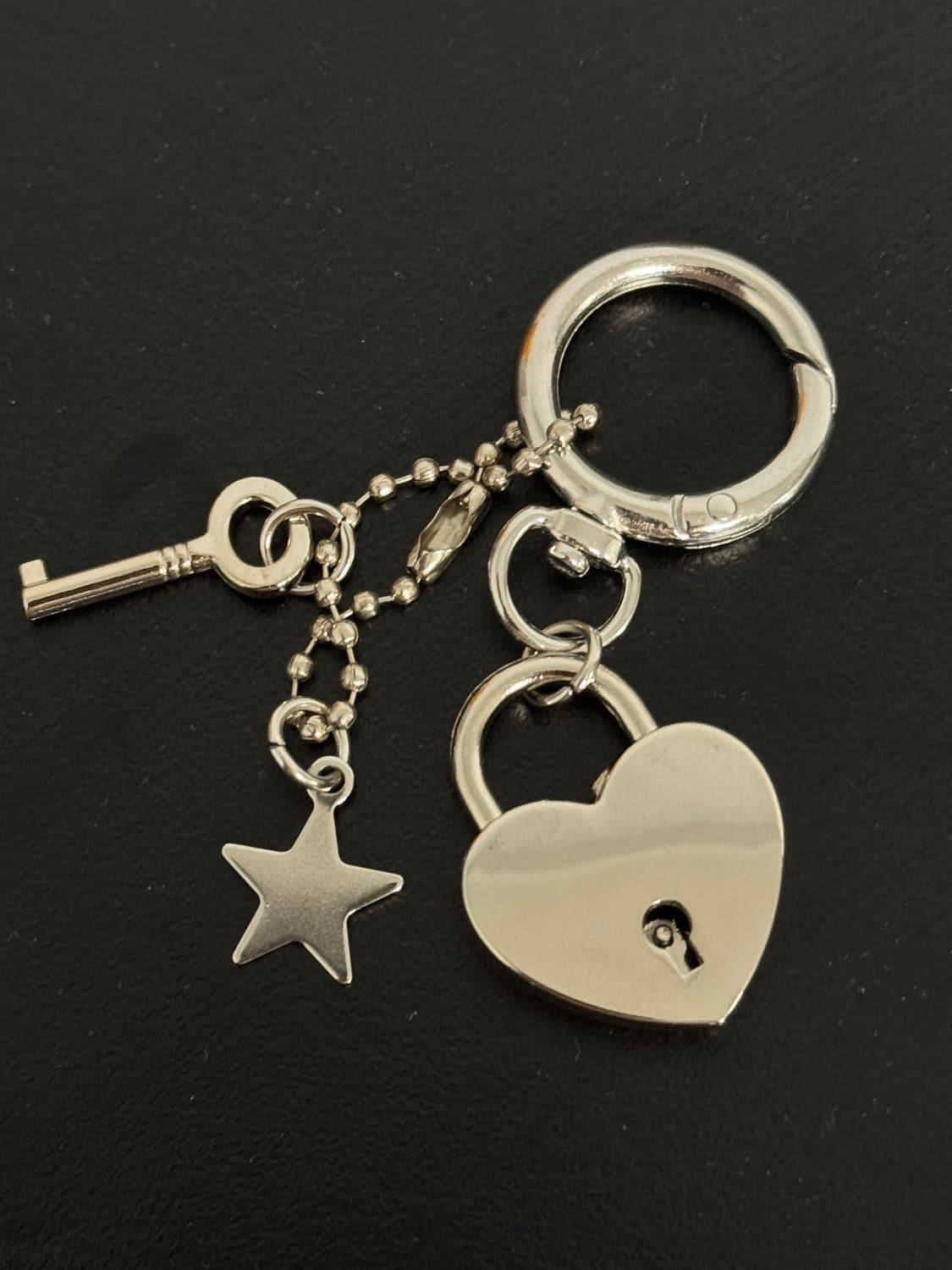 Heart Lock Keyring🩶 상품이미지1