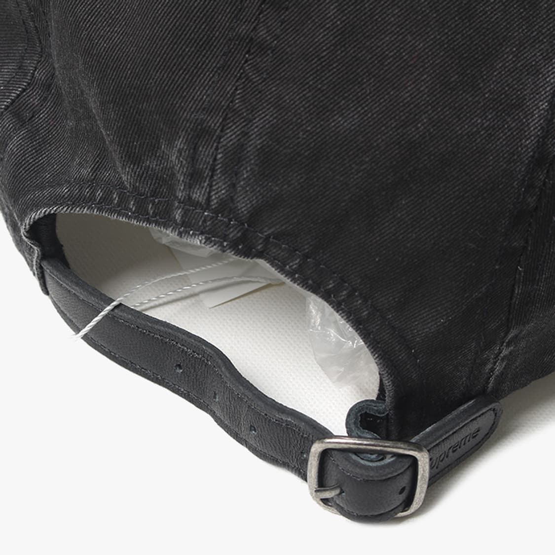  SUPREME "Black Denim Cap" 상품이미지4