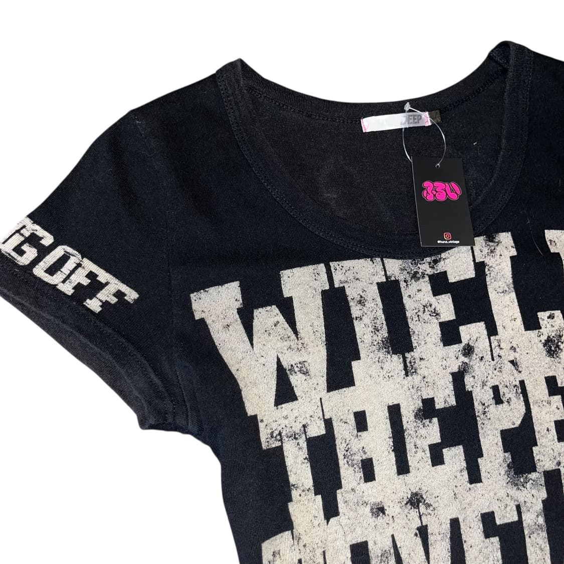 DIG DEEP 디그딥 날개 프린팅 반팔티 펑크갸루y2k 상품이미지6