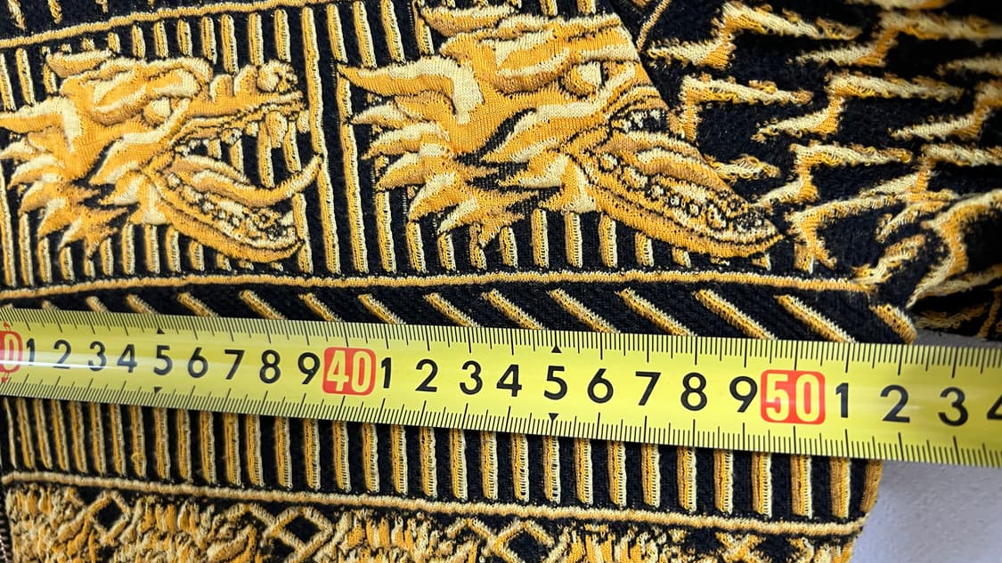 자라(Zara)의 블랙 앤 옐로우 드래곤 자수 봄버 재킷 상품이미지4