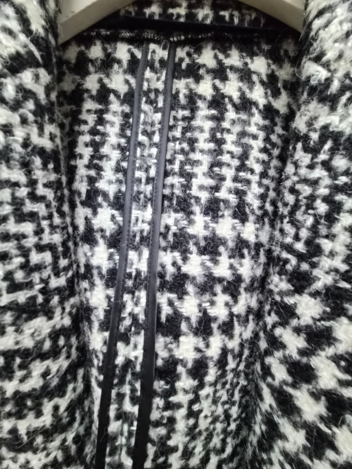 블루밍 울알파카  하운드투스 체크코트 상품이미지8