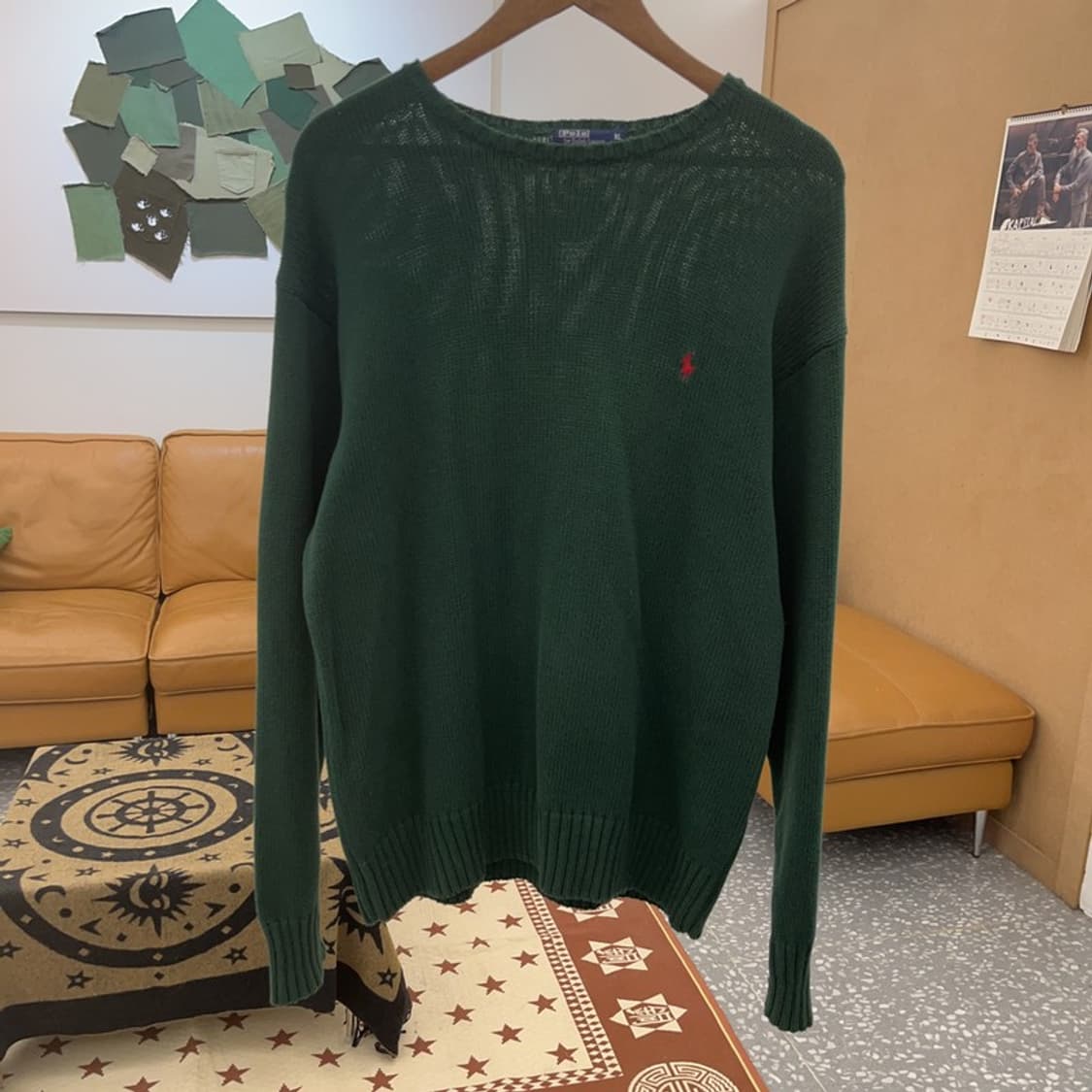폴로 랄프로렌 베이직 홀리데이 딥그린 니트 XL C08670 상품이미지3
