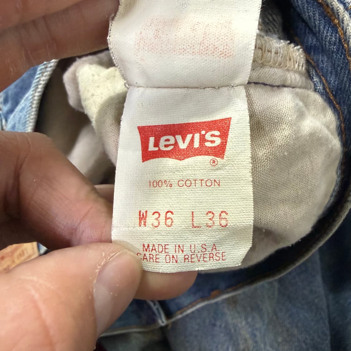 1990s 리바이스 미제 501 데님팬츠  상품이미지9