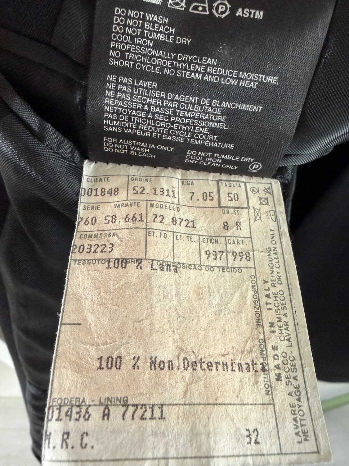 프라다 블랙 싱글코트 50 상품이미지8