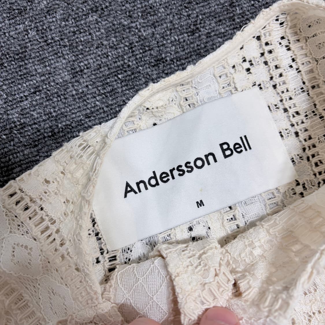 앤더슨벨 루나 시어 칼라리스 셔츠 상품이미지4