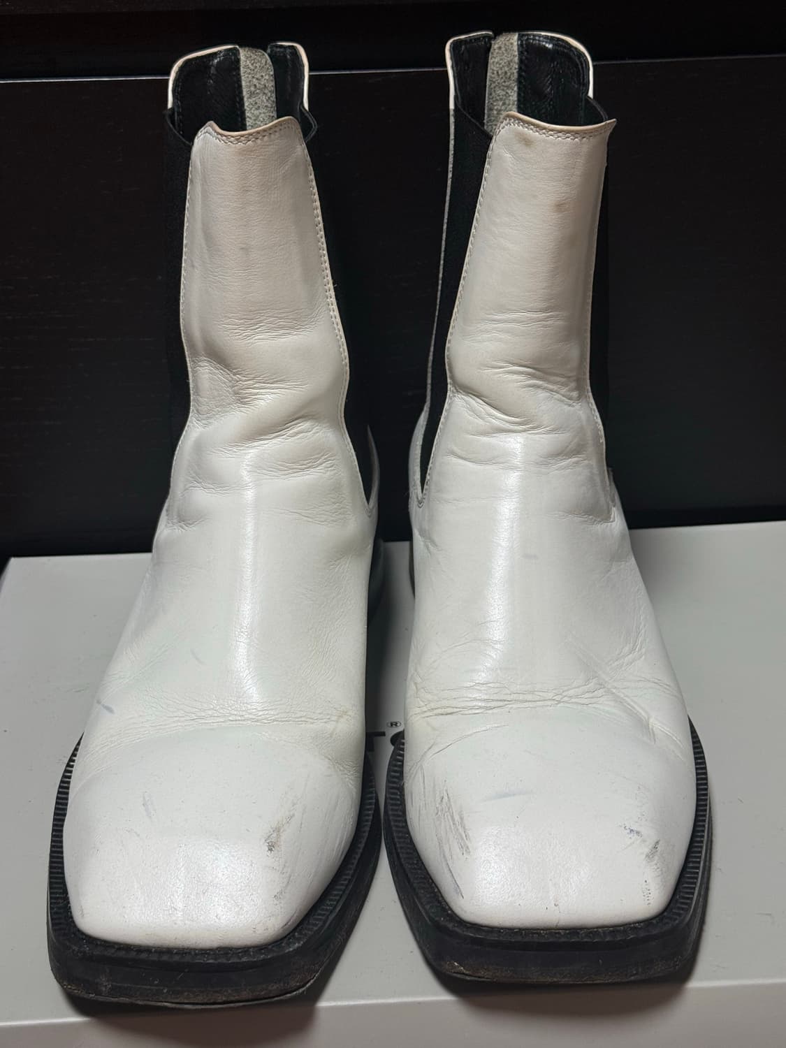 후망 화이트 부츠 비브람솔 270 ㅍㅍ 상품이미지5