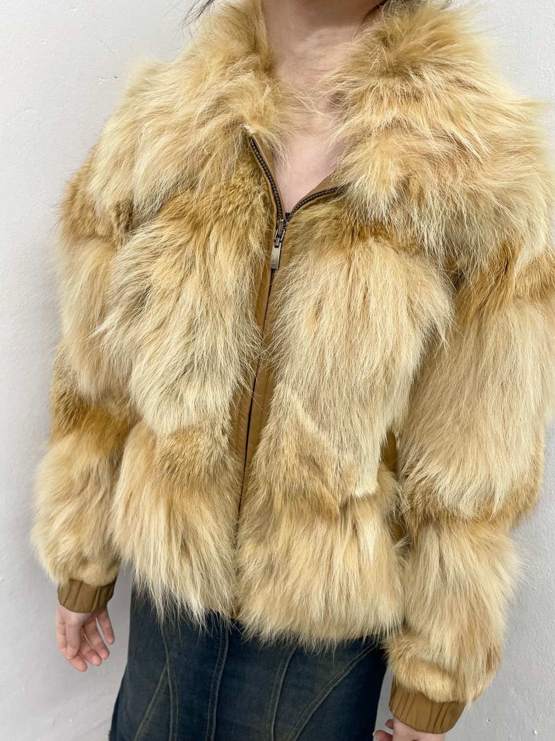 양가죽 코요테 퍼자켓 상품이미지3