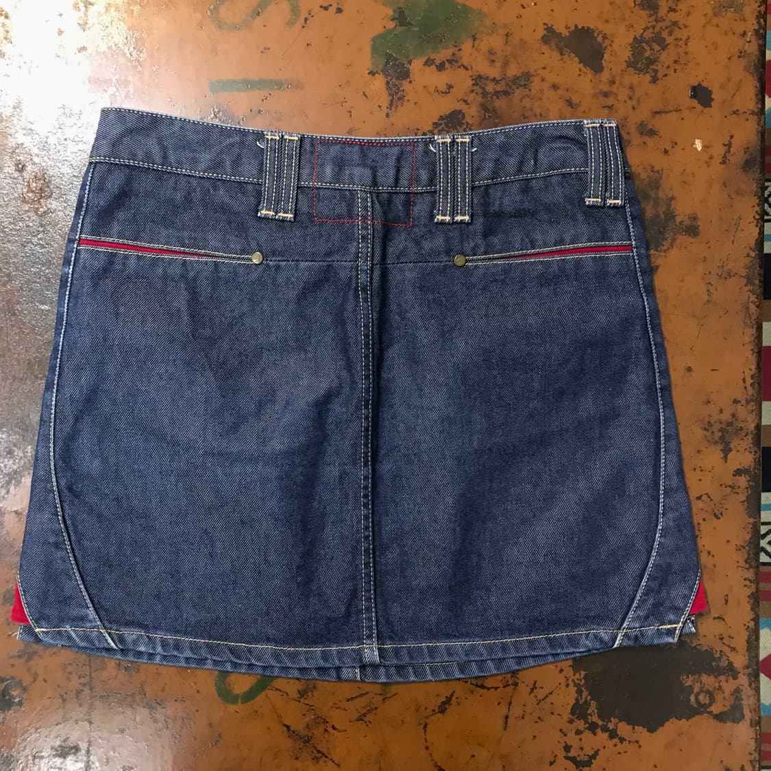 리바이스 엔지니어드 진 진청 데님 스커트 허리 30 사이즈  상품이미지2