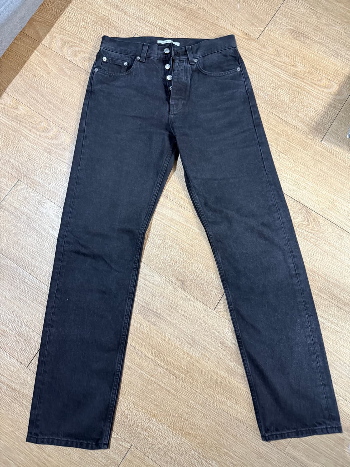 선플라워 스탠다드 데님 블랙 상품이미지2