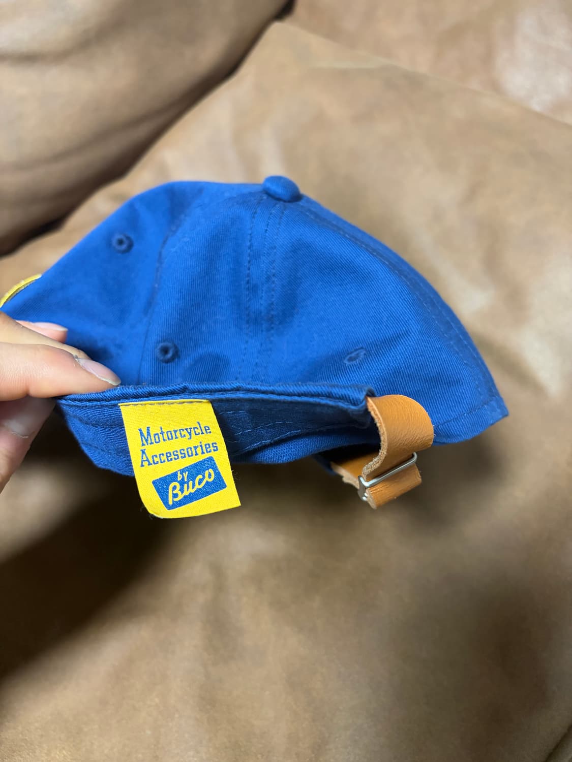 부코 로고 캡 모자 코발트 상품이미지3