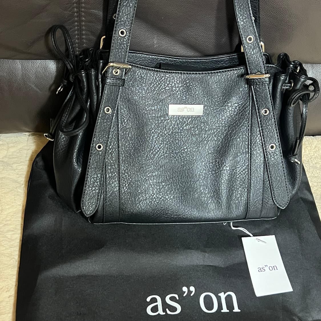 애즈온 헤븐백 블랙 상품이미지3