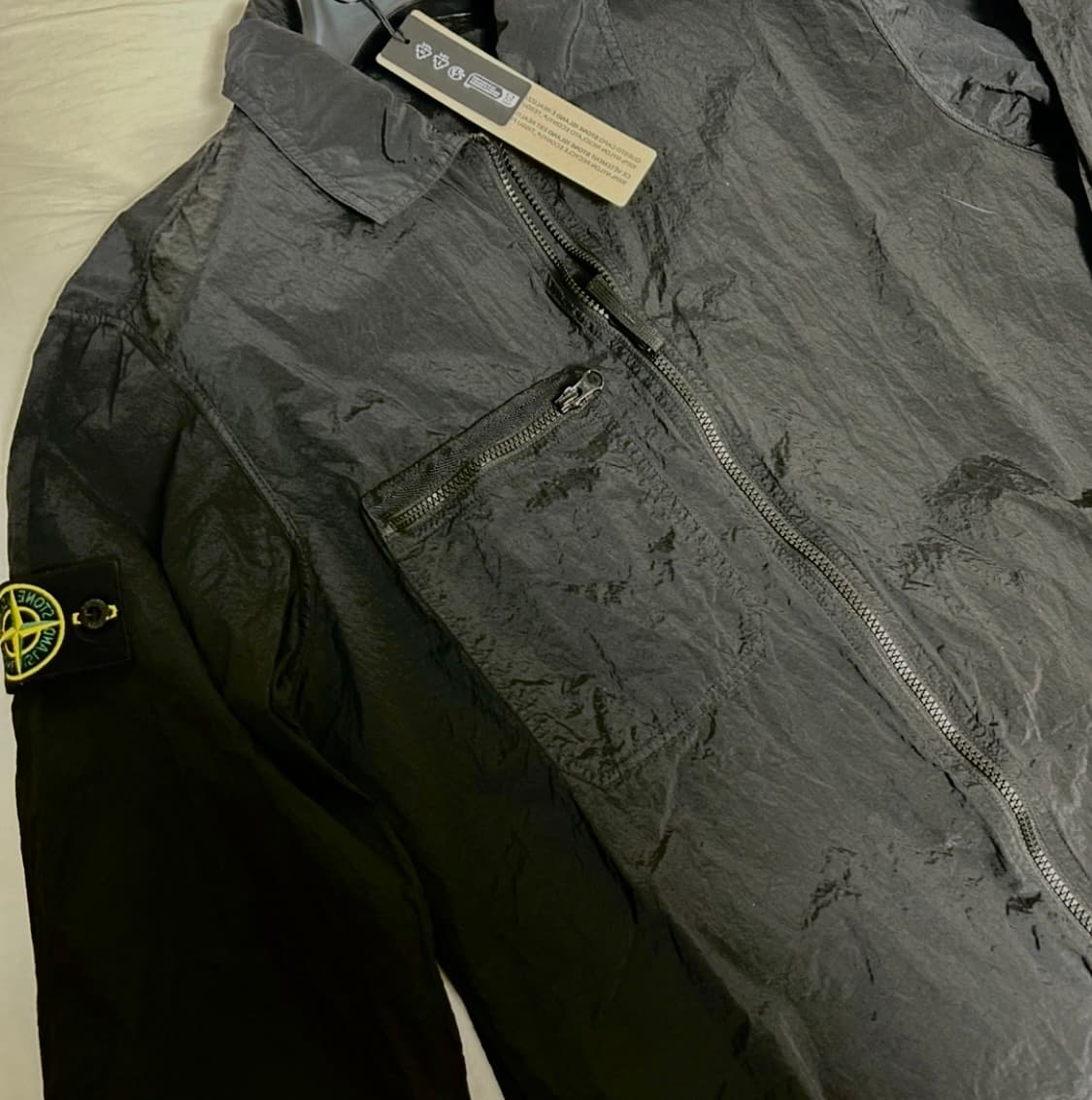 스톤아일랜드 나일론 오버셔츠  4회착 상품이미지3