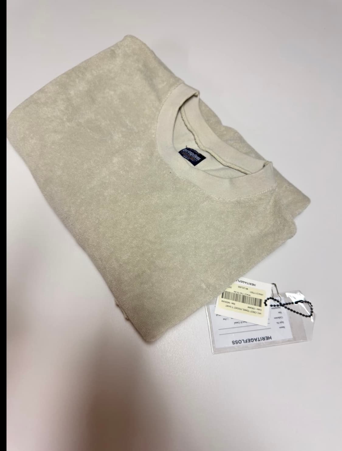 헤리티지 플로스 CREST TOWEL POCKET T- SHIRT M 상품이미지2