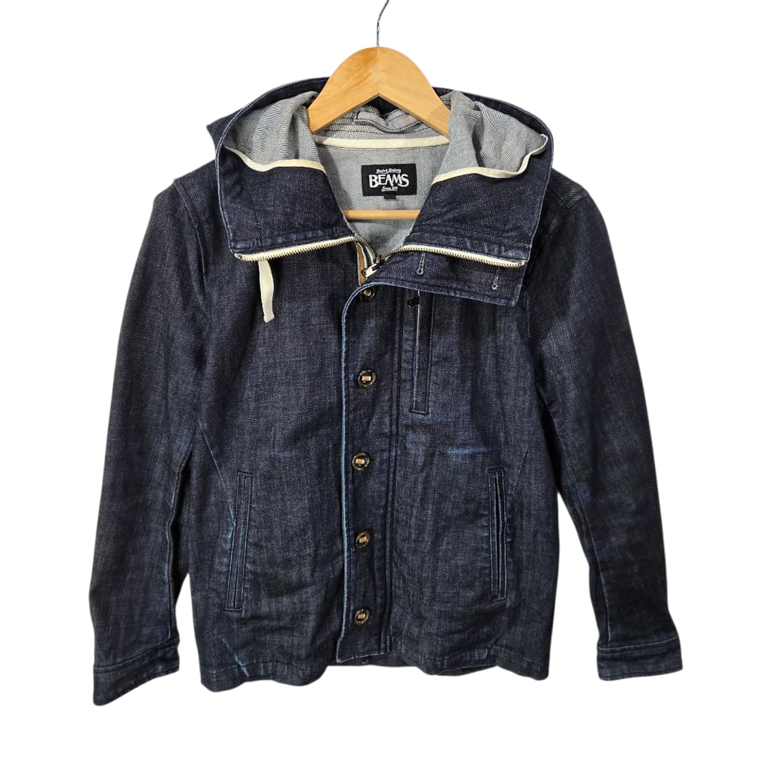 [Beams] 빔즈 후디 데님자켓 상품이미지1