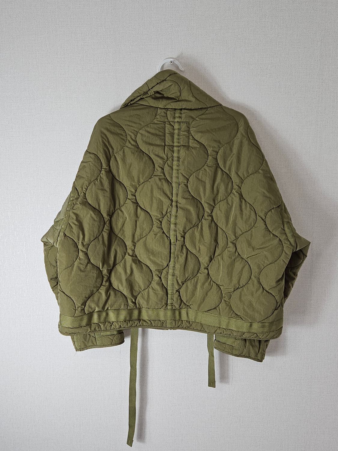 자라 ZARA 올리브 퀄팅 누빔자켓 하이넥 L (거의 새상품) 상품이미지2