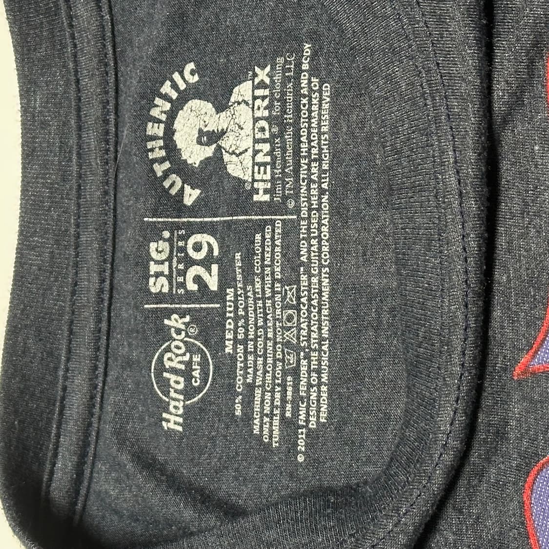 Hard Rock Cafe × Jimi Hendrix 한정판 티셔츠 상품이미지3