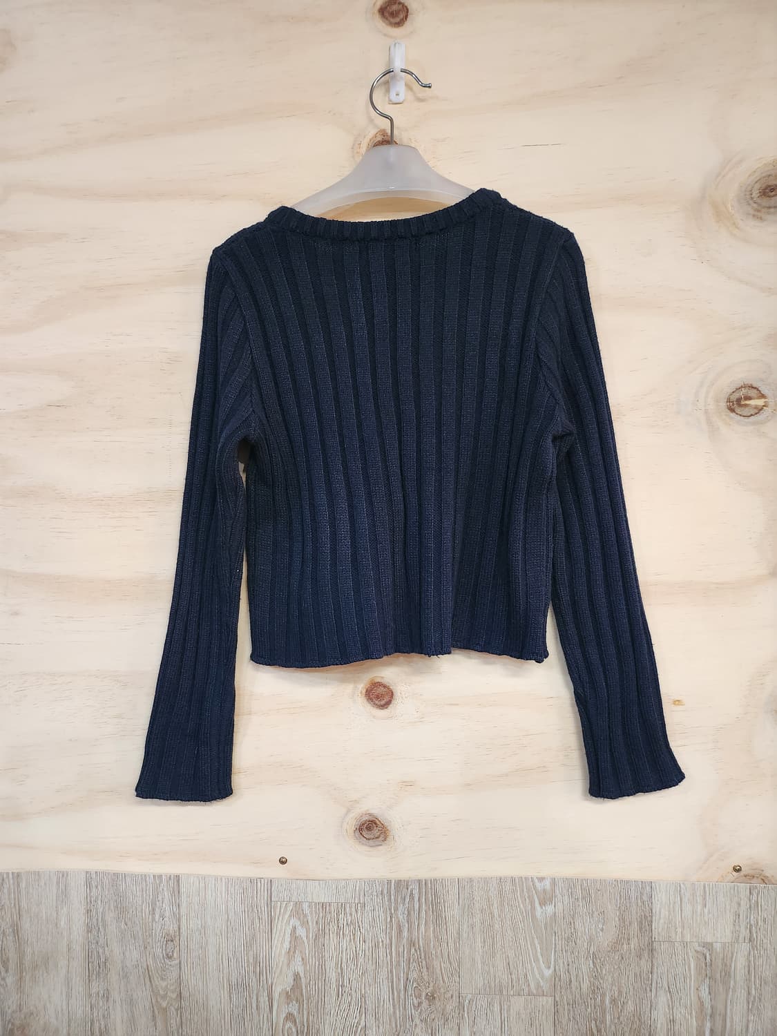 558) 여성 골지 크롭니트 상품이미지2