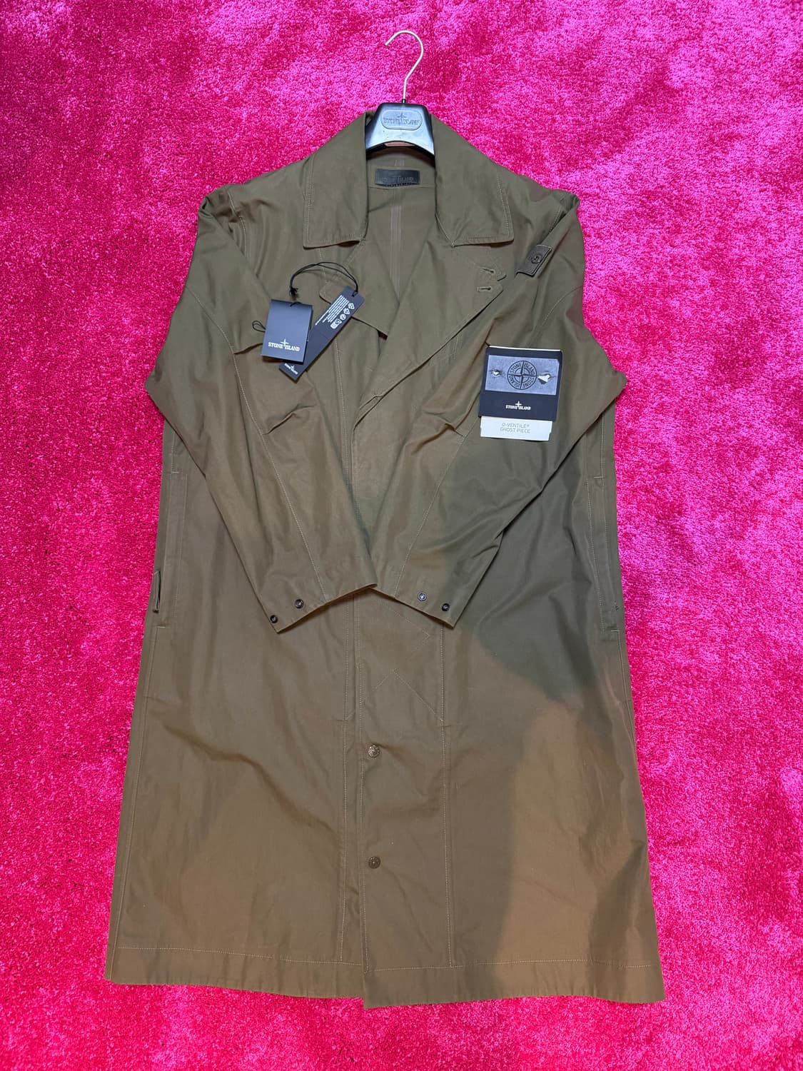 스톤아일랜드 고스트피스 트렌치코트 상품이미지1