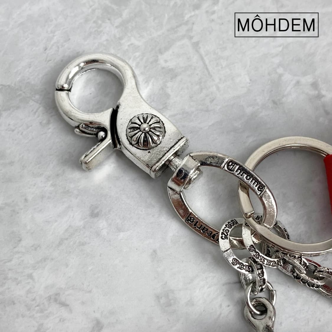 [Unsex] 립밤 케이스 크롬주사위 키링 열쇠고리 상품이미지5