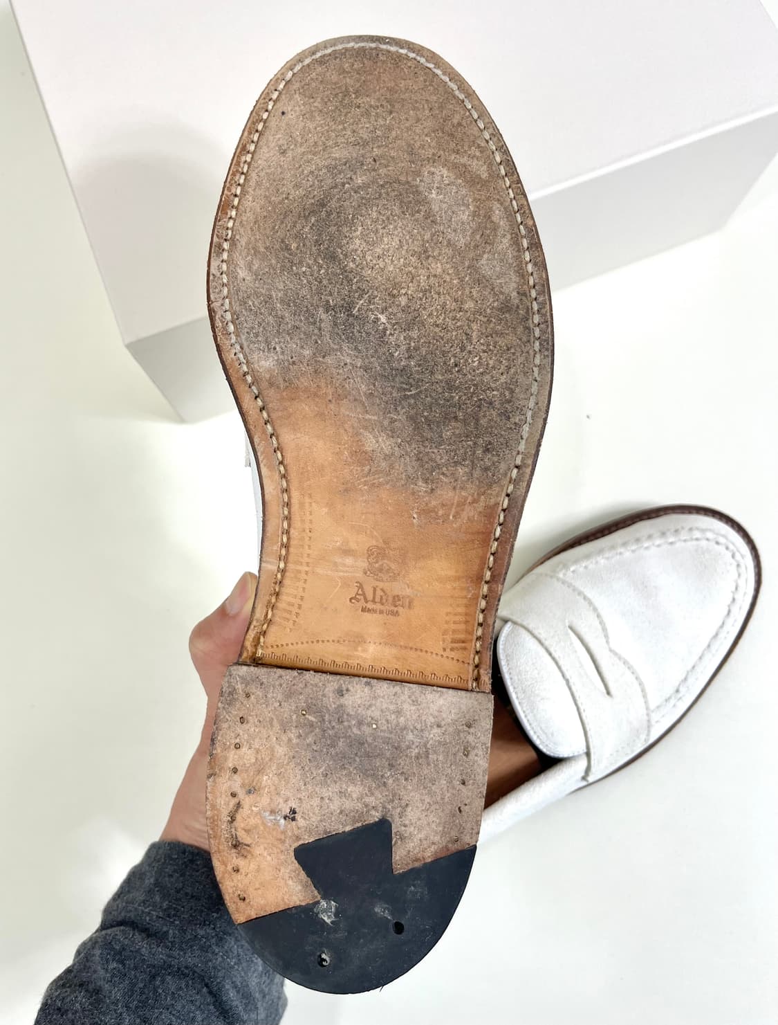 Alden 알든 a6202 화이트벅스 페니로퍼/8.5D 상품이미지4