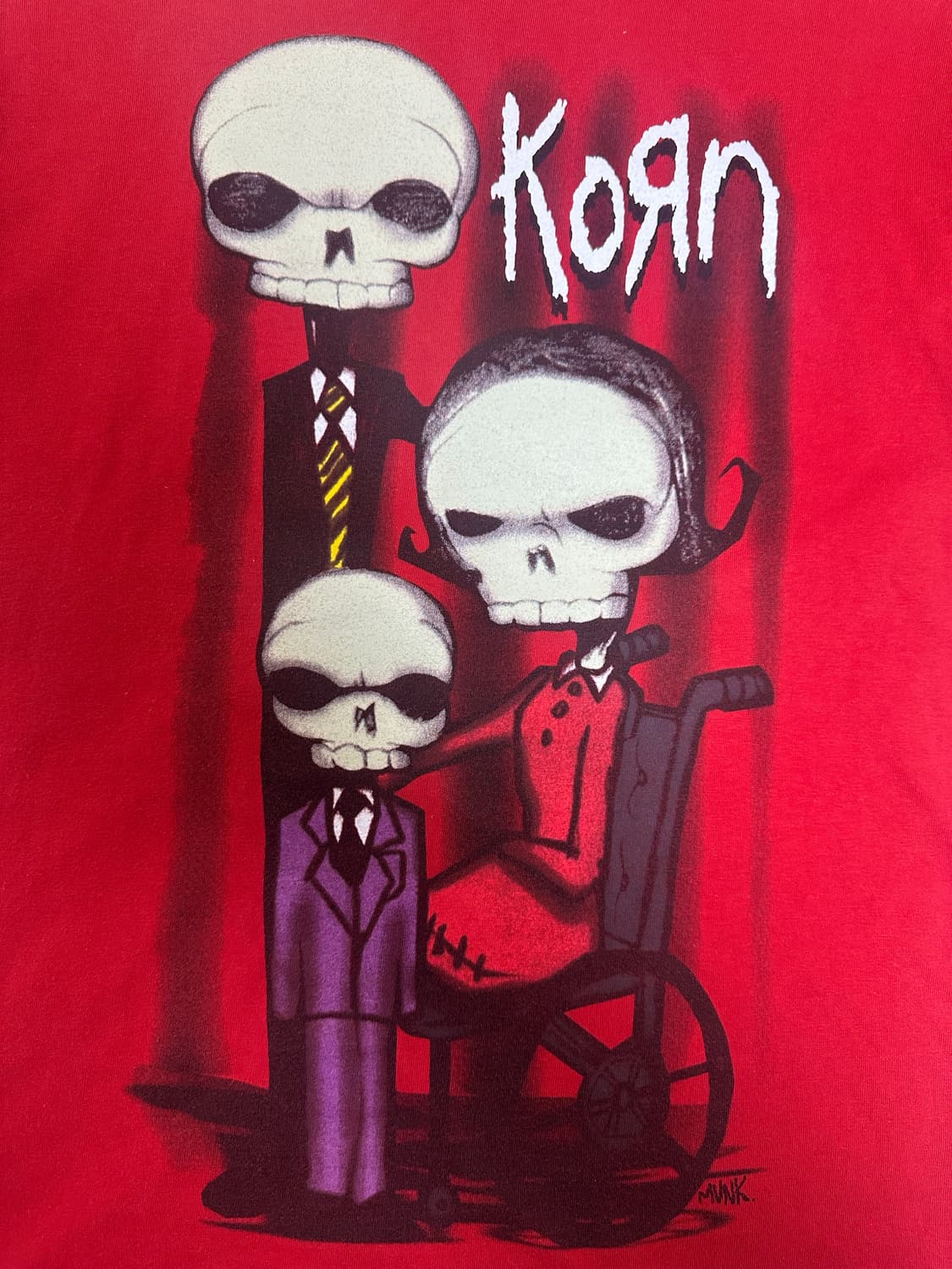 L) KORN 밴드티셔츠 00's 상품이미지3