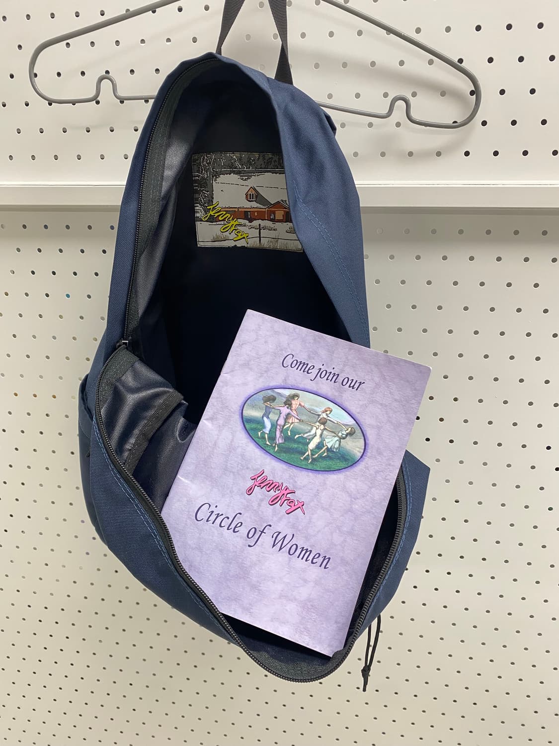 Jenny Fax_I’m Found Backpack_navy 상품이미지2