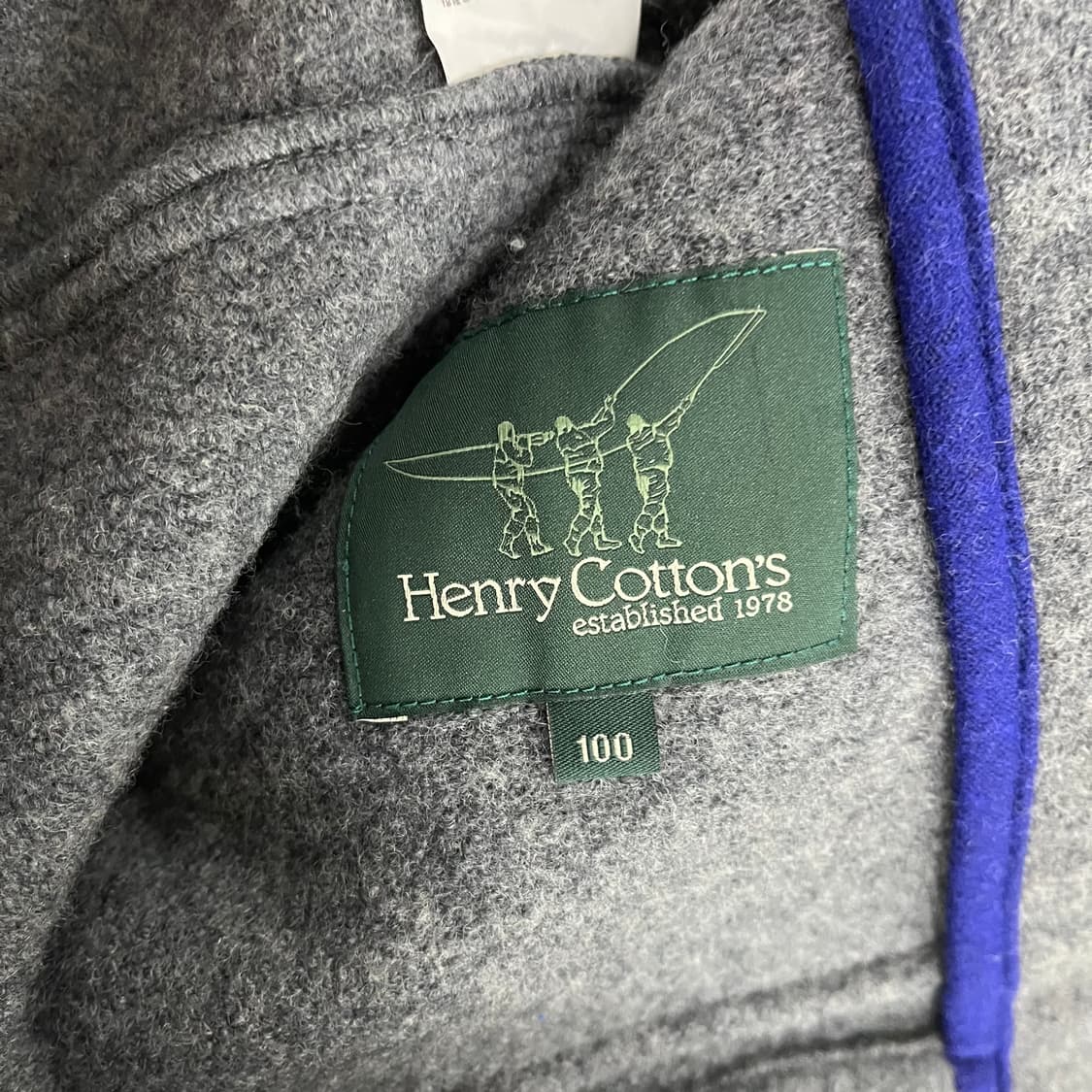 100 헨리코튼 울 테일러드 자켓 0203M1 상품이미지2