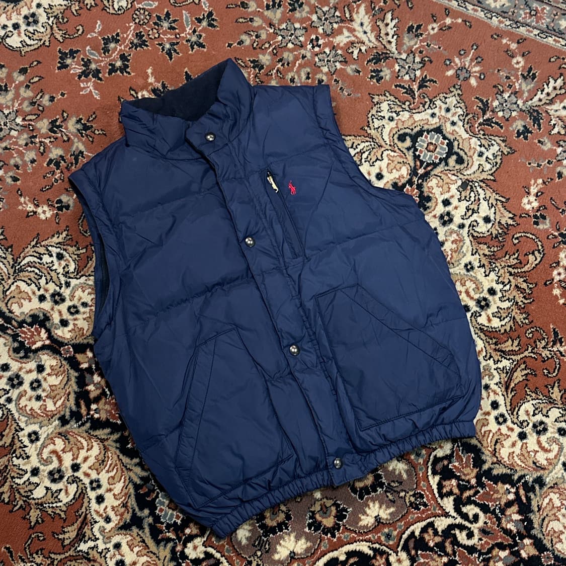 폴로 랄프로렌 크롭패딩 조끼변형 (S) 상품이미지5