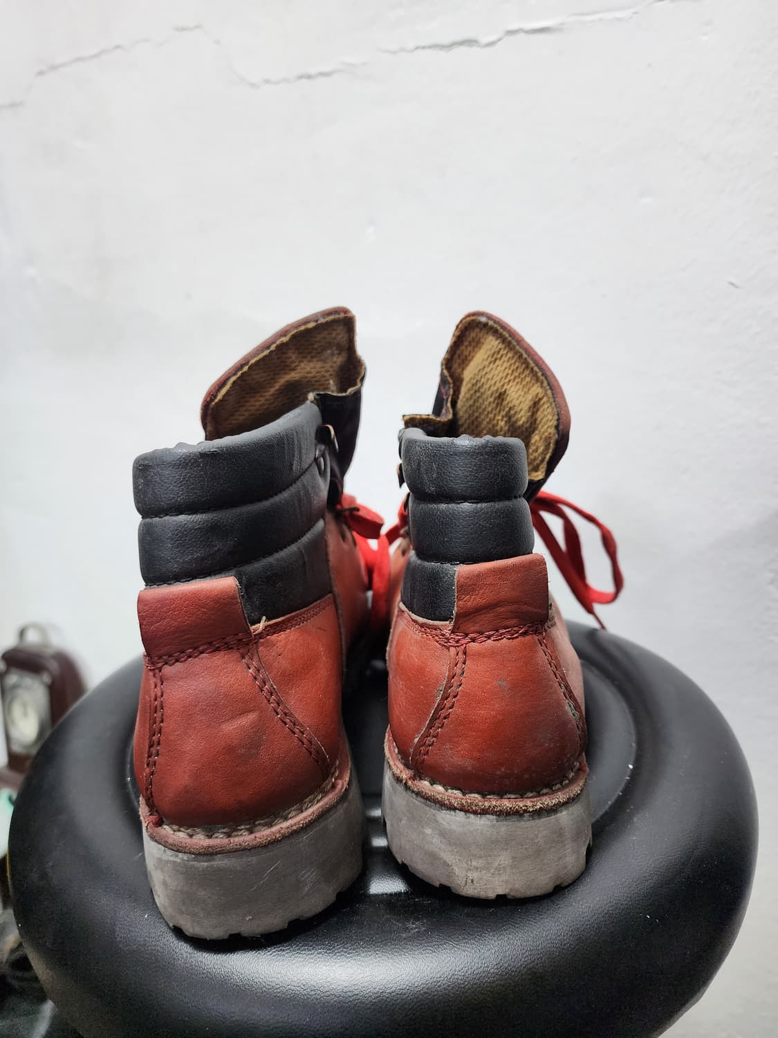 빈티지 SB World 통가죽 등산화 상품이미지5