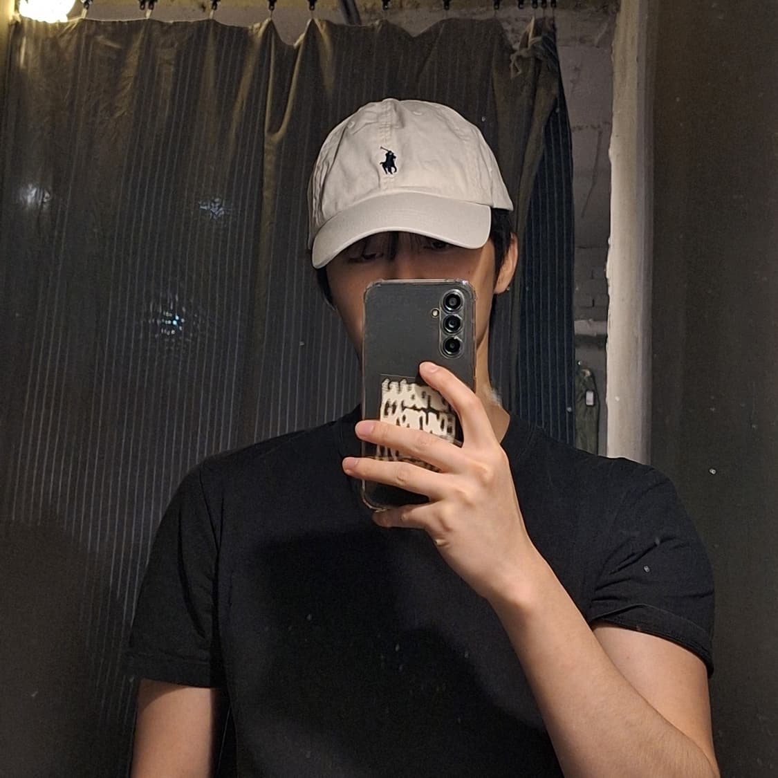 폴로랄프로렌 화이트 네이비포니 6패널 코튼 야구모자 볼캡 모자 FREE 상품이미지1