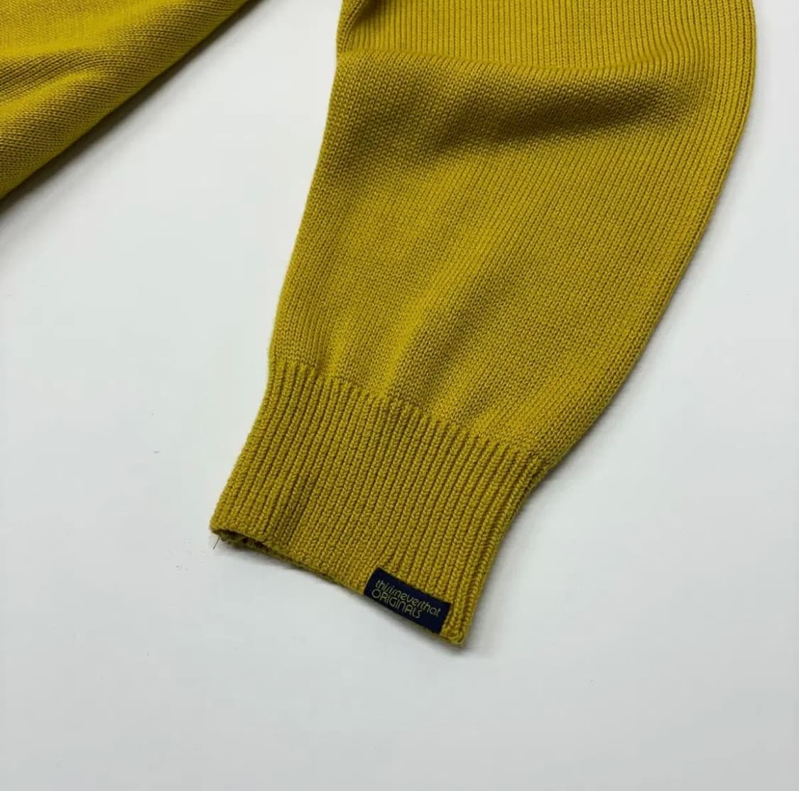 디스이즈네버댓 니트 집업 가디건 옐로우 xl 상품이미지4