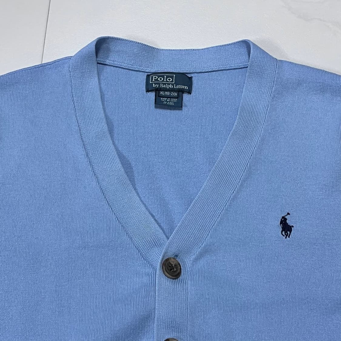 [정품] 폴로 소라 / 네이비포니 가디건 [ XL(18-20) ] 상품이미지4