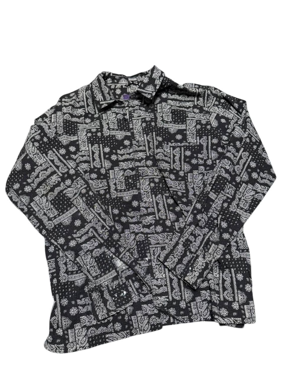 BESlOW 19SS PAISLEY SHIRT BLACK 상품이미지1