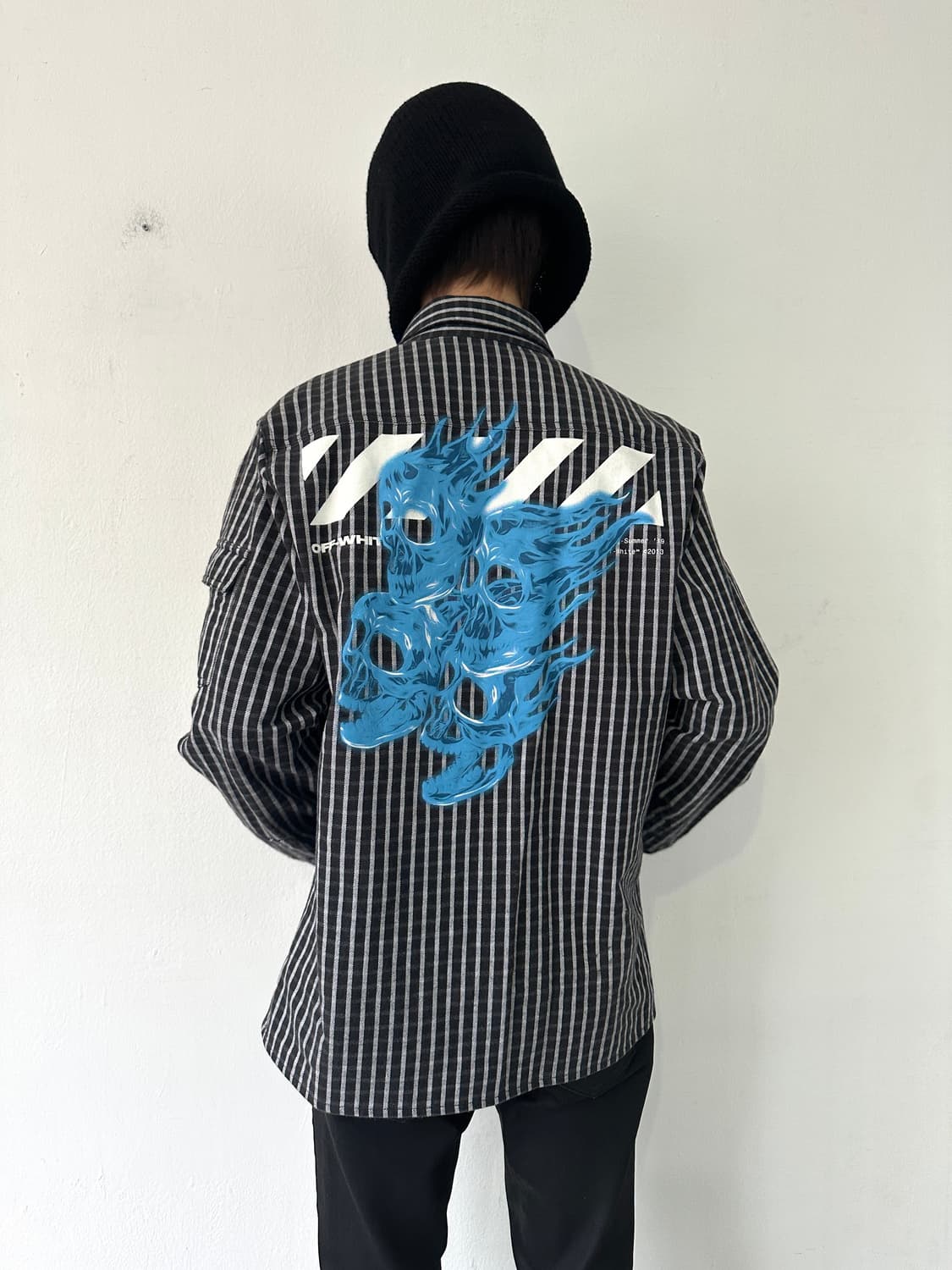 오프화이트 DIAG 스켈레톤 링 집업 셔츠자켓 상품이미지1