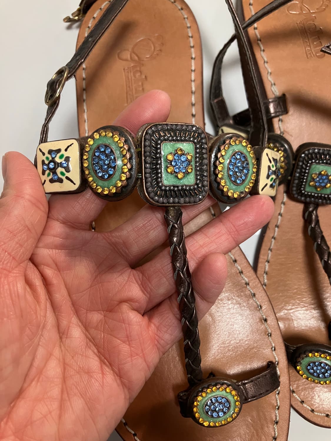 주얼리 토링 스트랩 샌들 리조트룩 상품이미지3