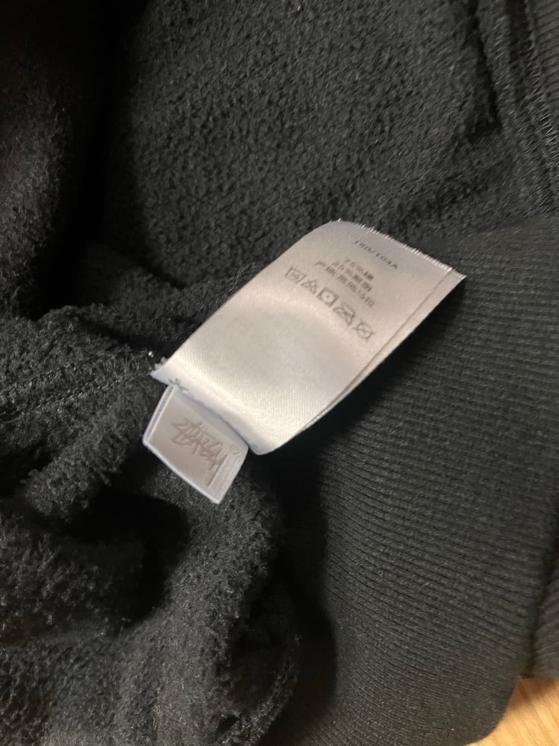 스투시 월드투어 기모 블랙 XL 상품이미지4