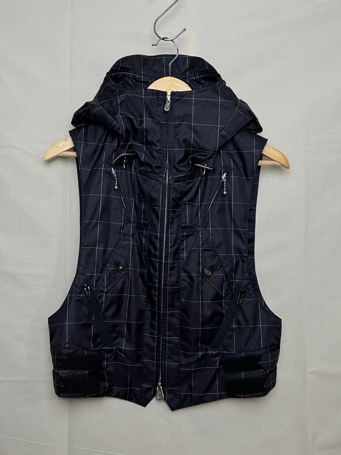 타카히로미야시타 솔로이스트 16SS 나일론 후드 베스트 상품이미지1