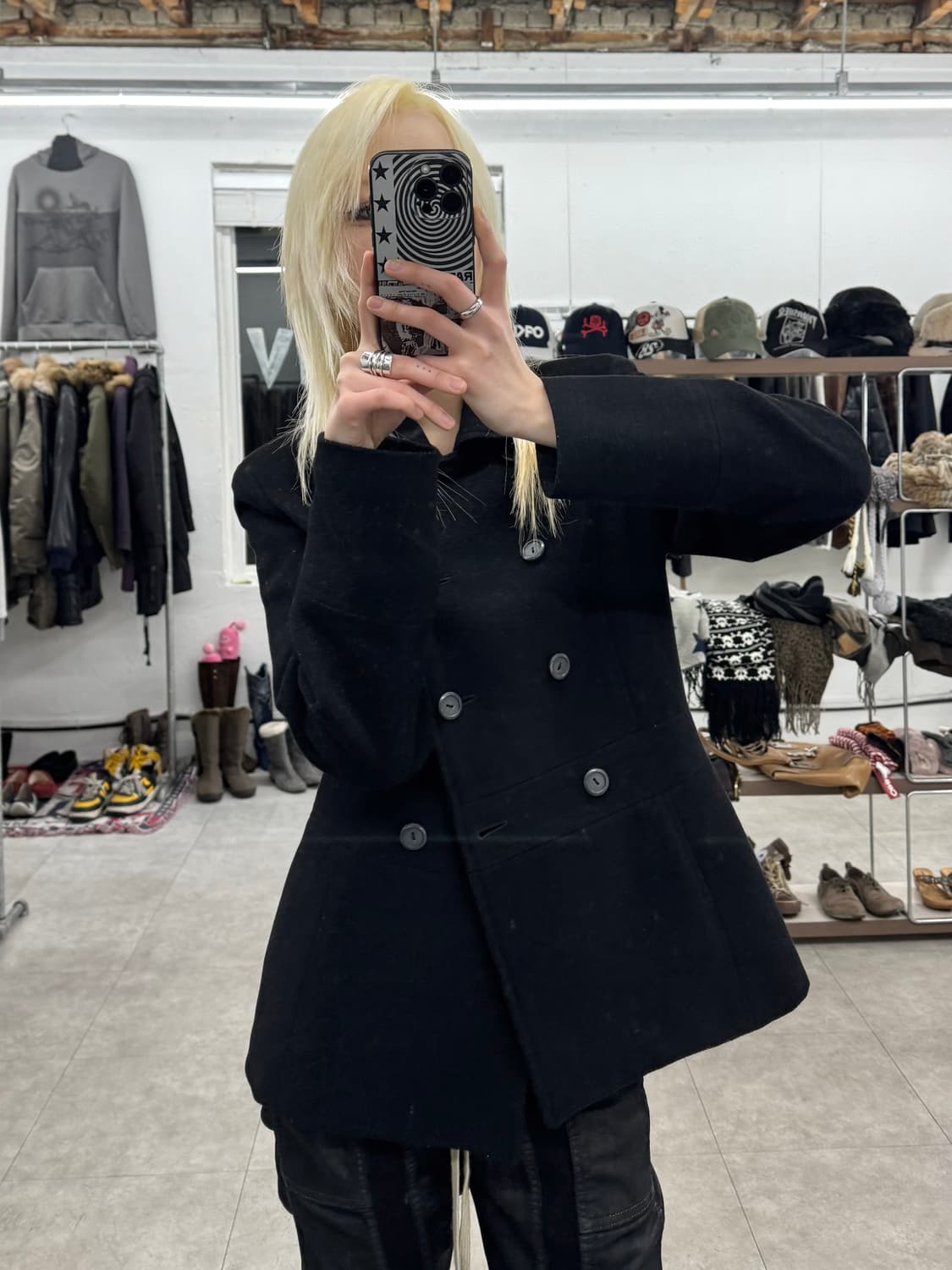 Allo 더블 브레스트 울 자켓 상품이미지2