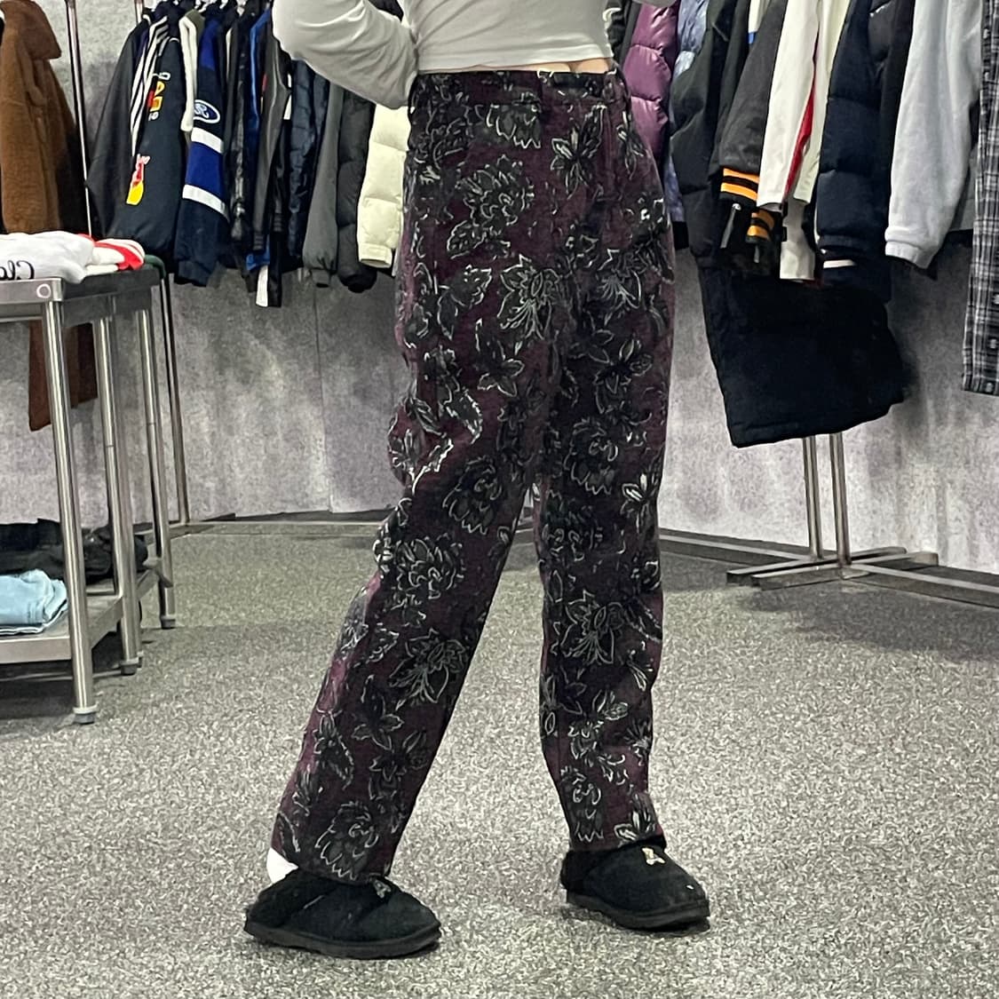 디스이즈네버댓 플라워 패턴 워크 팬츠 B3653 상품이미지2