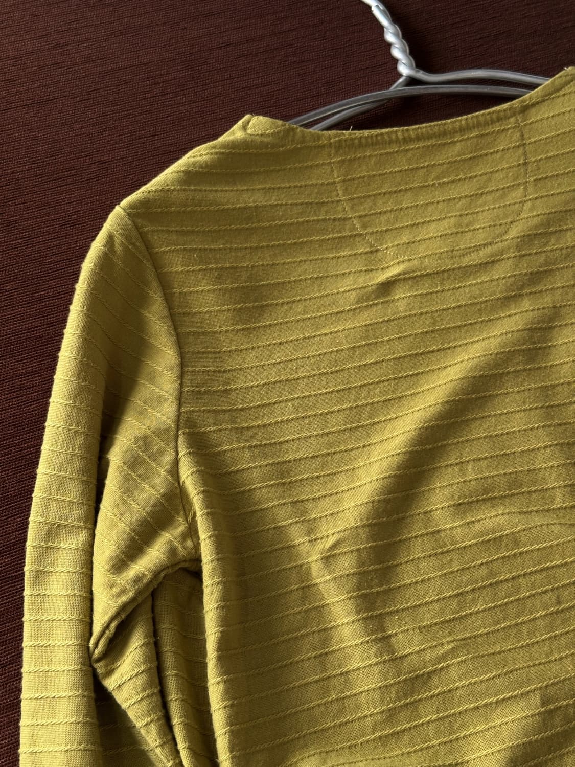 Design panel cotton L/S TOP 상품이미지5