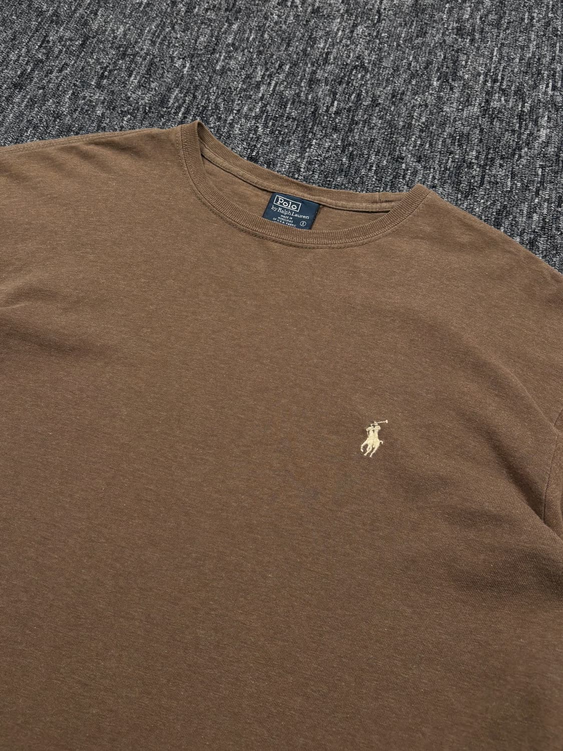 폴로 브라운 코튼 롱슬리브 상품이미지5