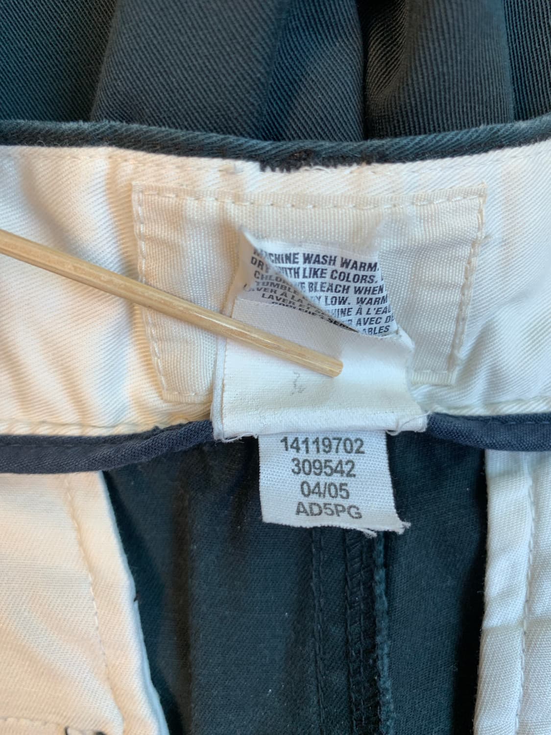 갭 GAP KHAKIS 00s 클래식핏 치노팬츠 블랙 81x81 상품이미지10