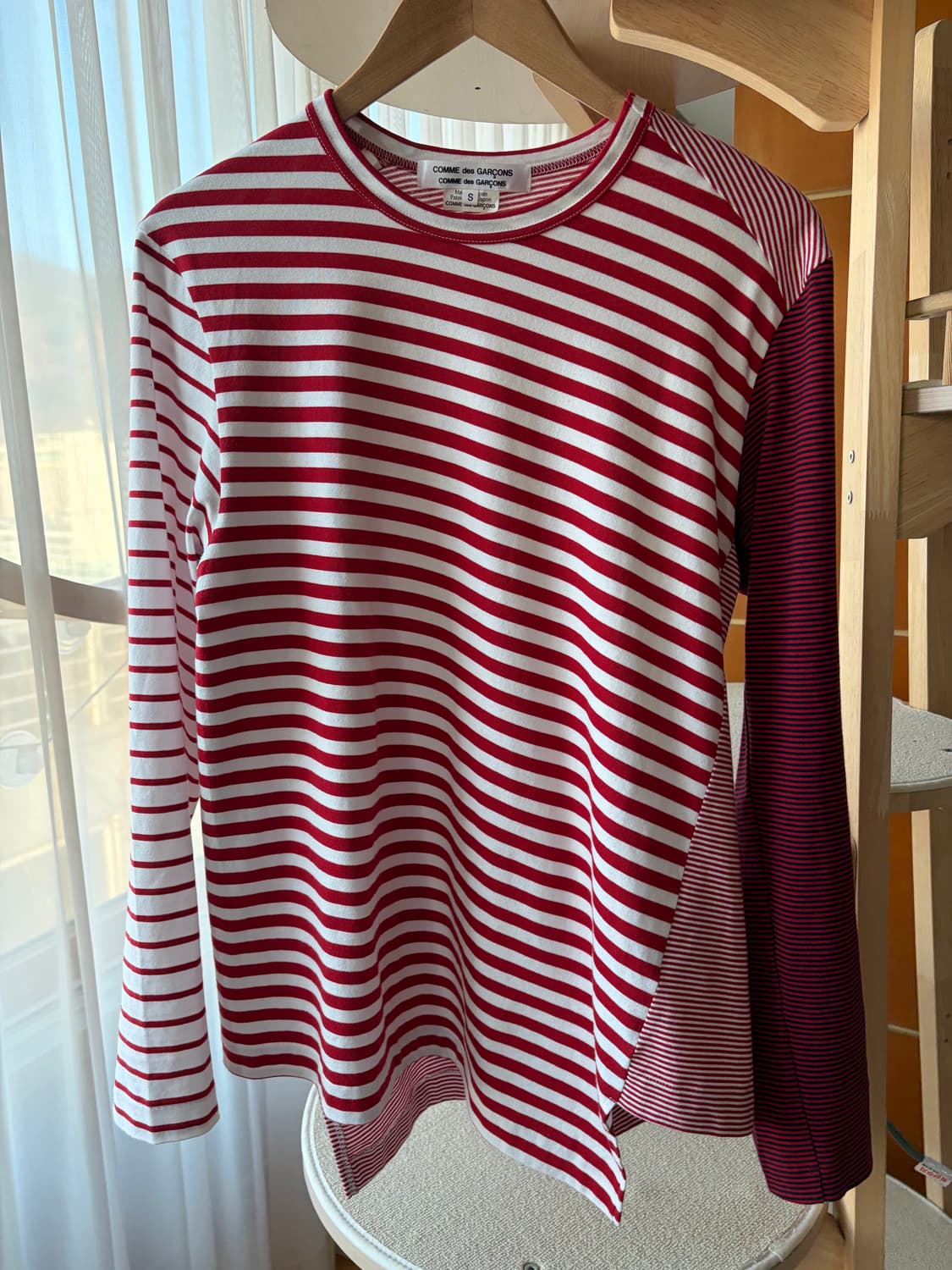 꼼데가르송 패치워크 티셔츠 S 상품이미지2