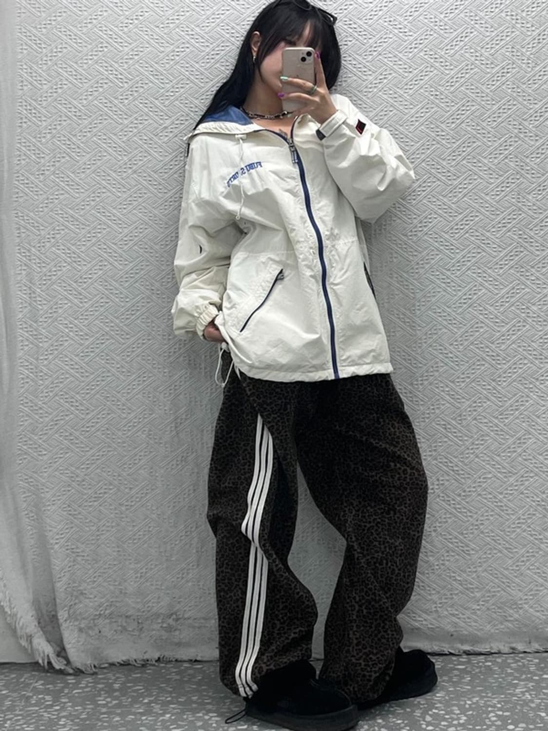 후부 올드스쿨 빈티지 바람막이 100 C06923 상품이미지1