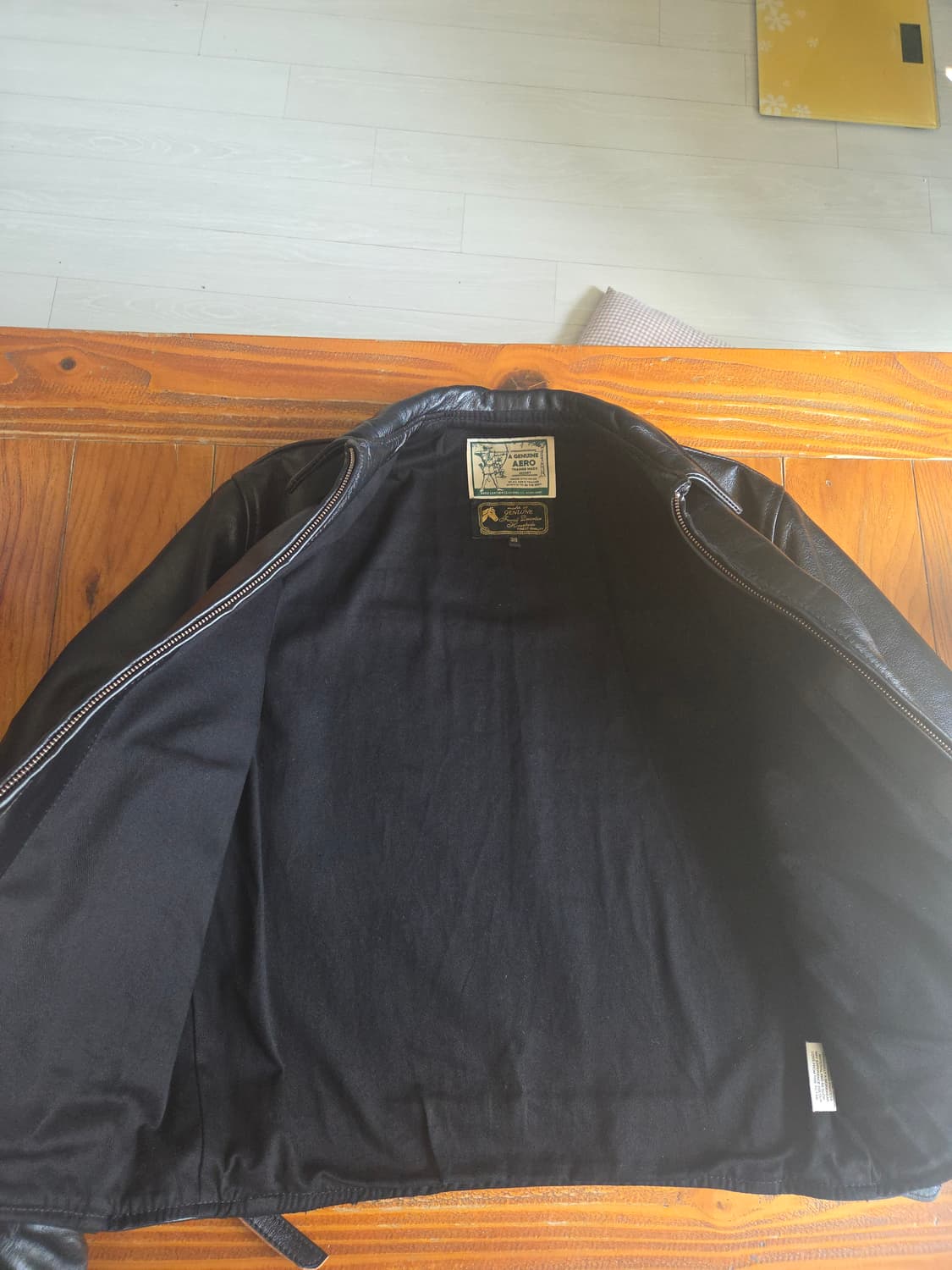 에어로레더 하이웨이맨  38사이즈 판매 상품이미지4