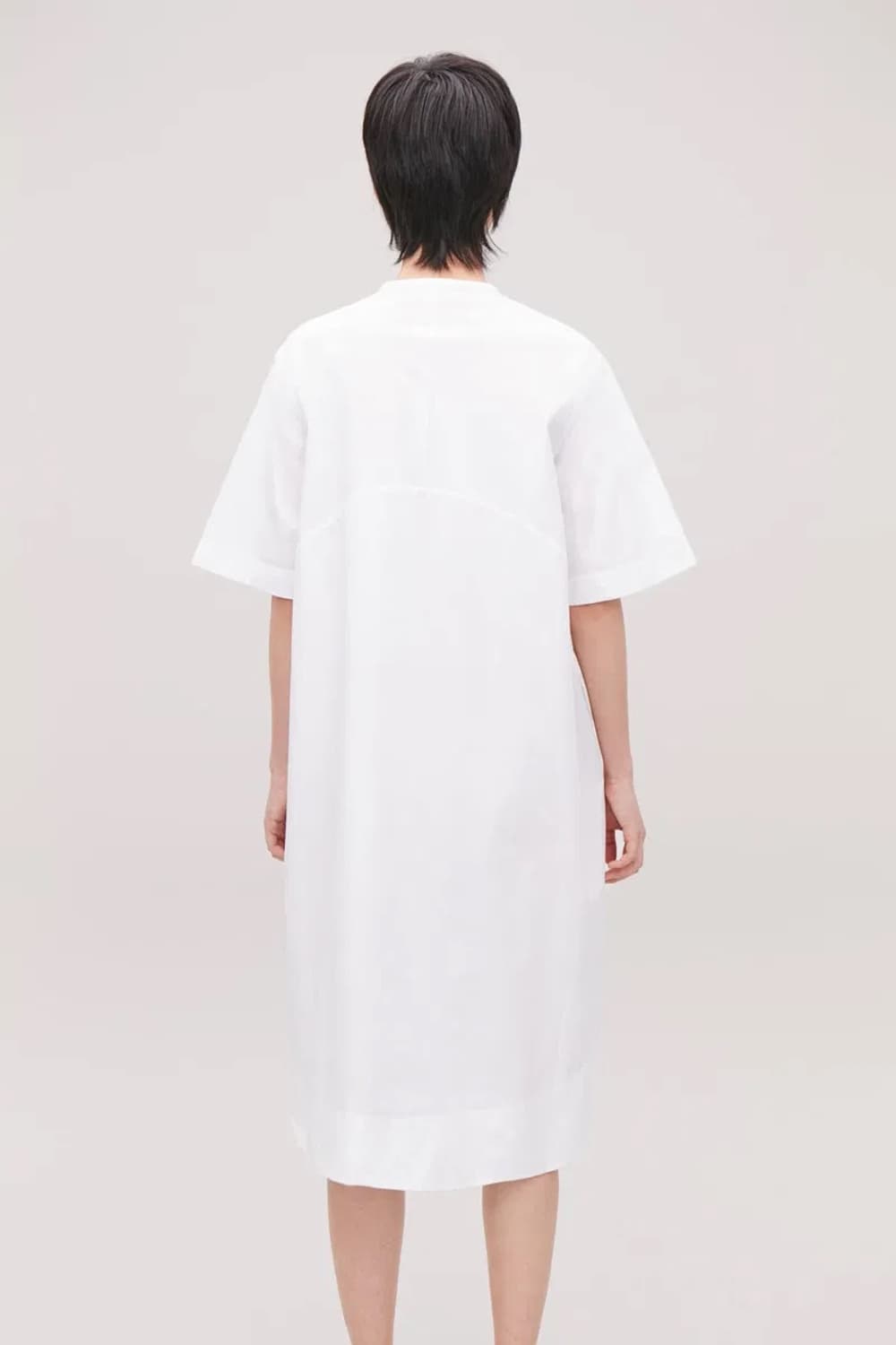 Cos grandad shirt dress with darts 상품이미지4