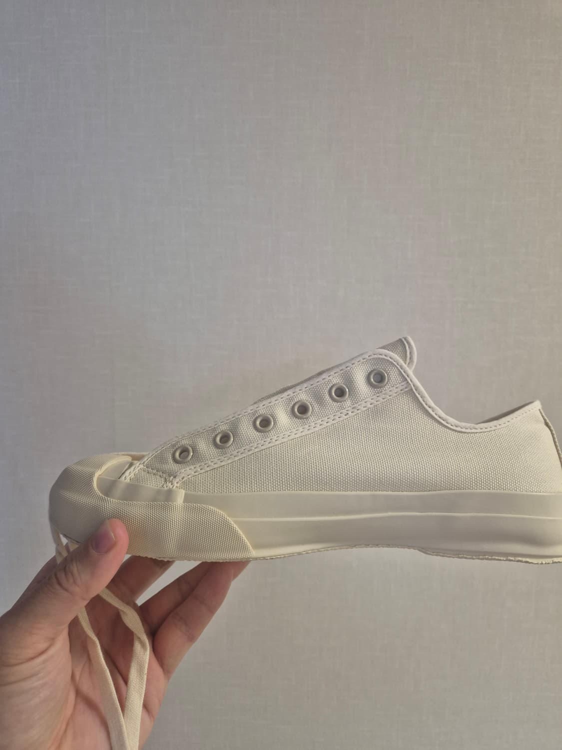 [새상품/230] 스튜디오 니콜슨 x 문스타 메리노 스니커즈 크림 상품이미지3